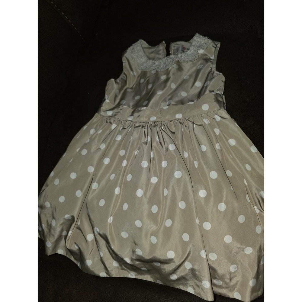 Neiman Marcus target Jason Wu tan polka dot dress size 3t